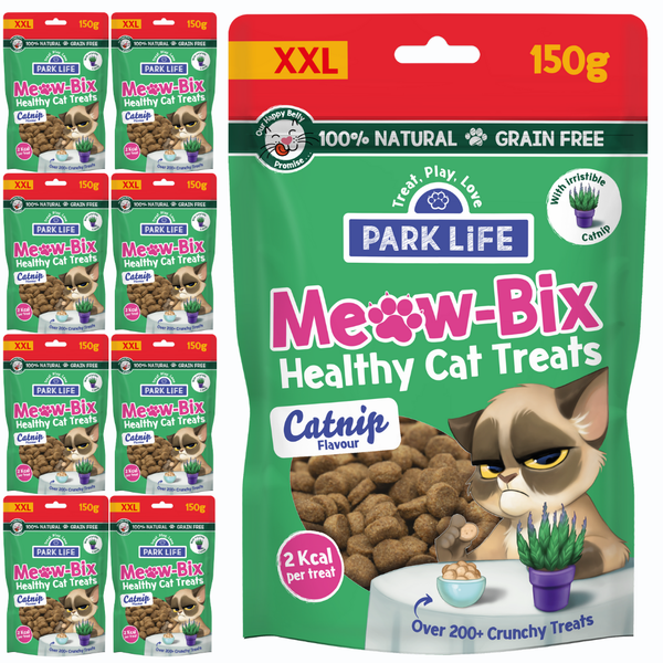 8 PACK Meow-Bix Catnip Flavour XXL 8x150g