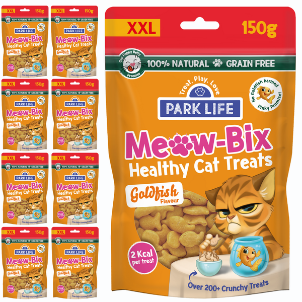 8 PACK Meow-Bix Goldfish Flavour XXL 8x150g