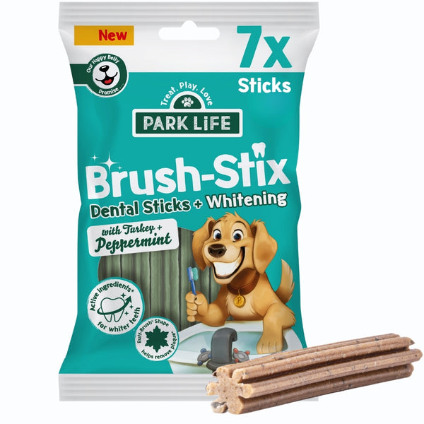 Single PACK Brush-Stix Turkey & Peppermint 180g (1 Week Supply)