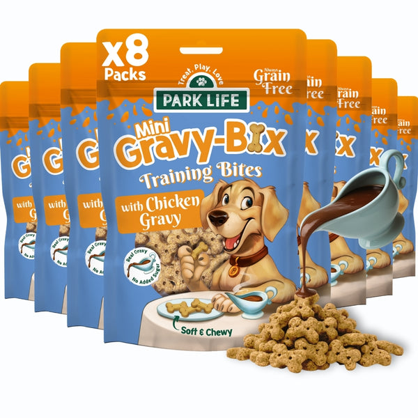 8 Pack Gravy-Bix MINI Chicken 8x100g (Small/Training Treat)