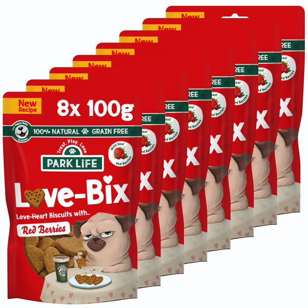 8 PACK Love-Bix with Red Berries 8x100g