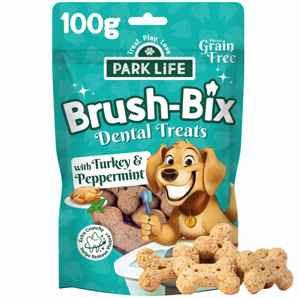 SINGLE Brush-Bix Turkey & Peppermint 100g