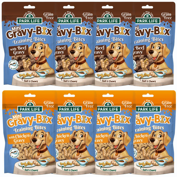 Gravy-Bix Training Treat Bundle 8 PACK