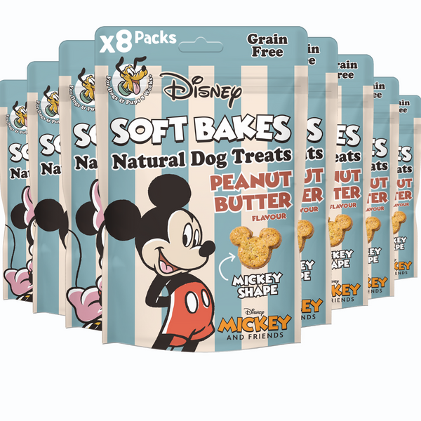 Disney Soft Bakes Peanut Butter 100g x8 pks