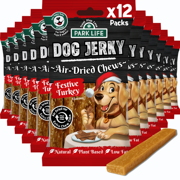Dog Jerky Festive Turkey Flavour 70g 12 PACK