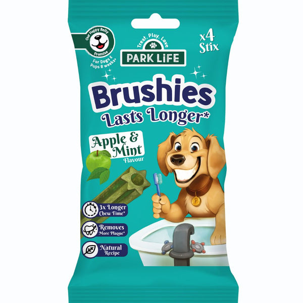 SINGLE PACK Brushies Apple & Mint 80g