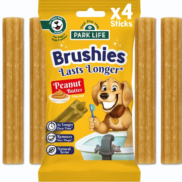 SINGLE PACK Brushies Peanut Butter 80g